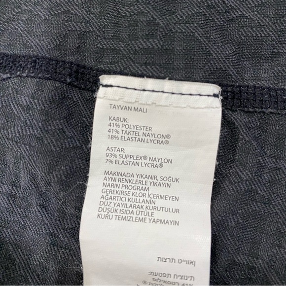 PRANA Black Jacquard Full-Zipper Jacket with Pockets Size Large - Picture 10 of 10